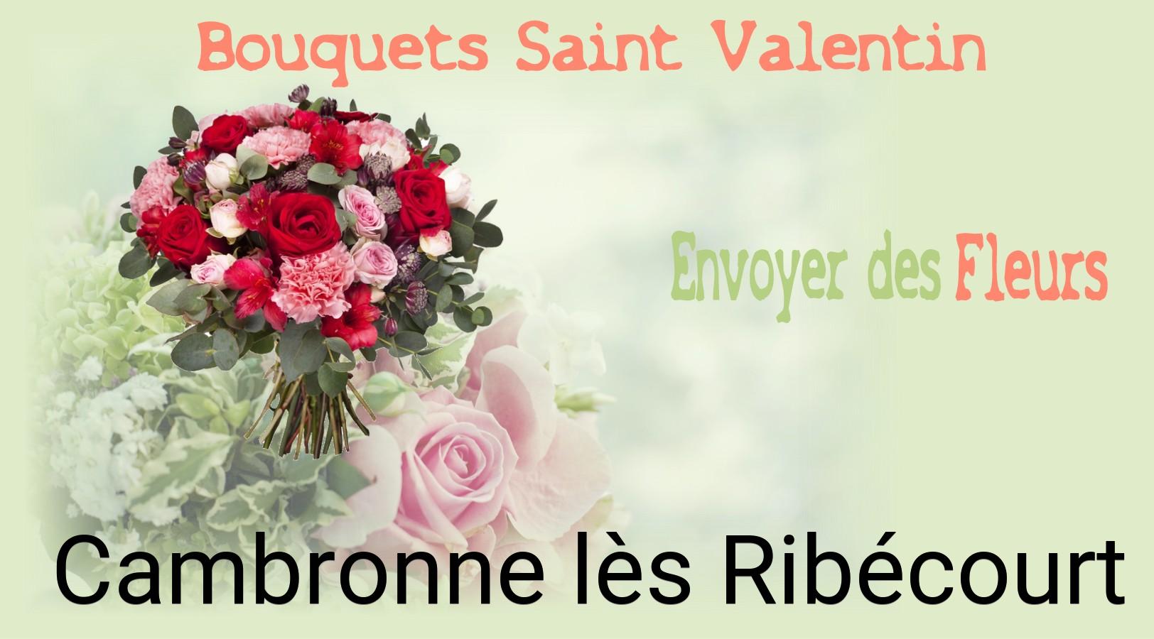 Roses de Saint-Valentin livrées à Cambronne-lès-Ribécourt